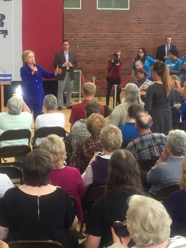 Hillary Clinton in Iowa